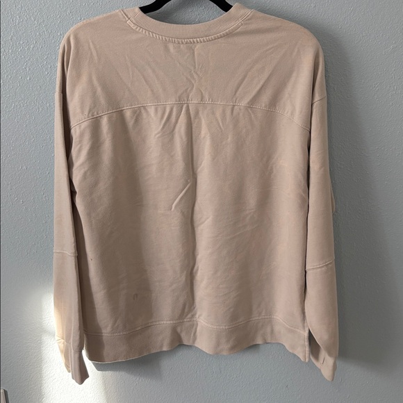 ALL IN MOTION Women’s Light Beige Crewneck Sweatshirt - Picture 5 of 5